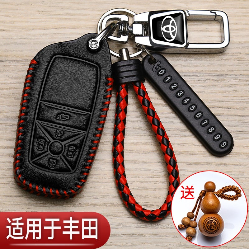 Suitable For Old Toyota Key Set Modification Replacement Camry Domineering Previa Crown Rav4 Car Smart Bag - Image 5